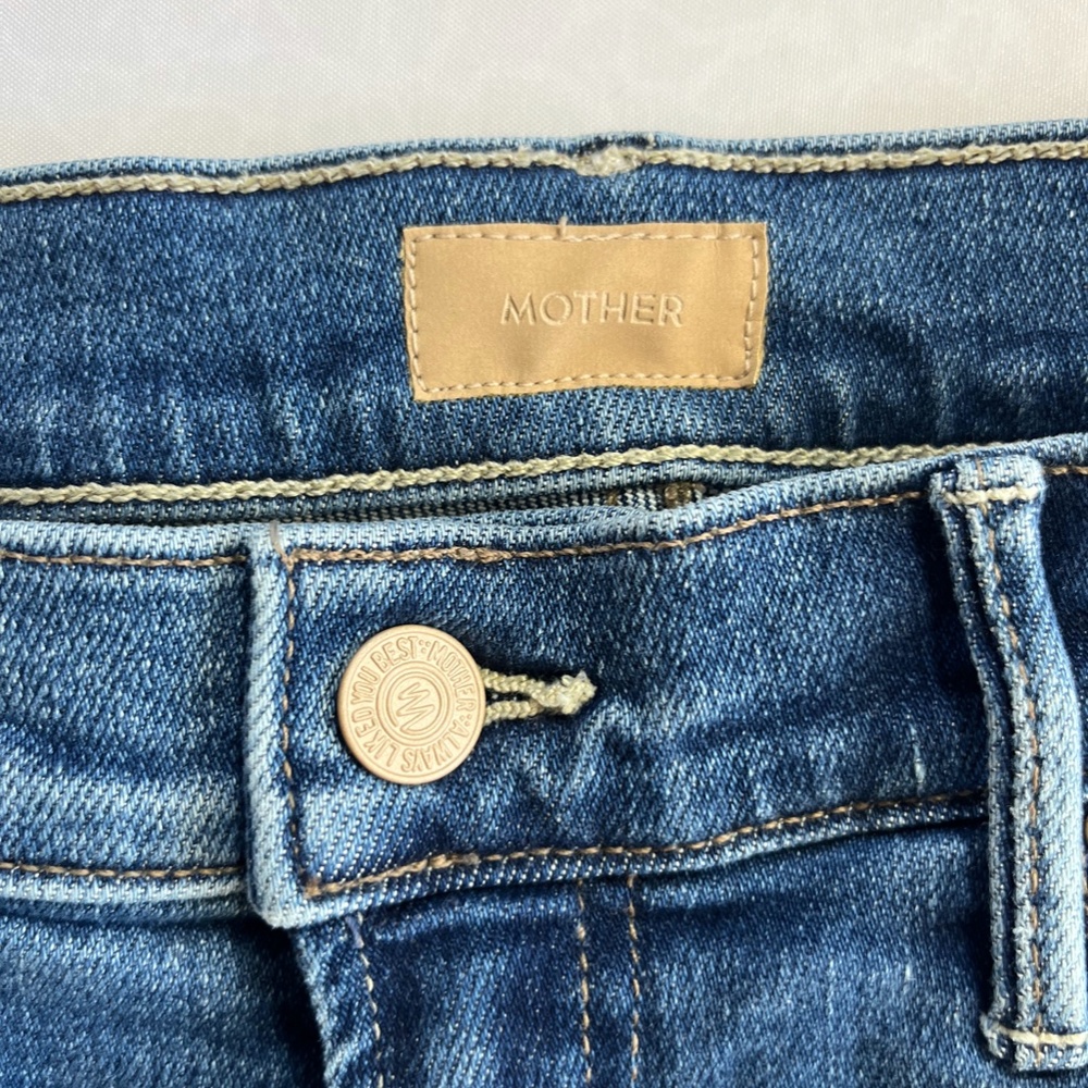 NWT Mother Undercover Cargo Sneak Jeans (Wash: opposites attract) Size 30 - Picture 8 of 13